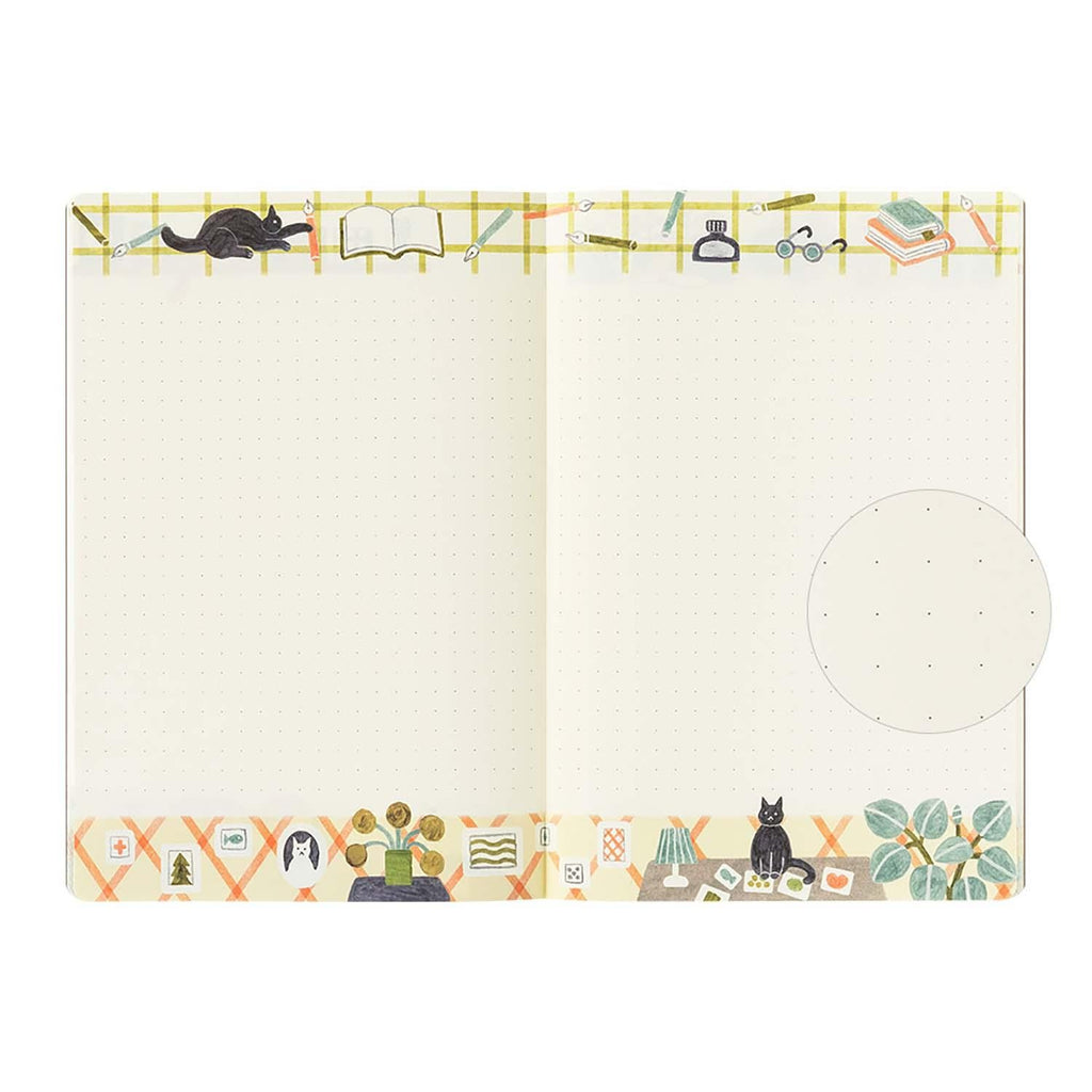 Yuru Log Notebook B6 - Cat