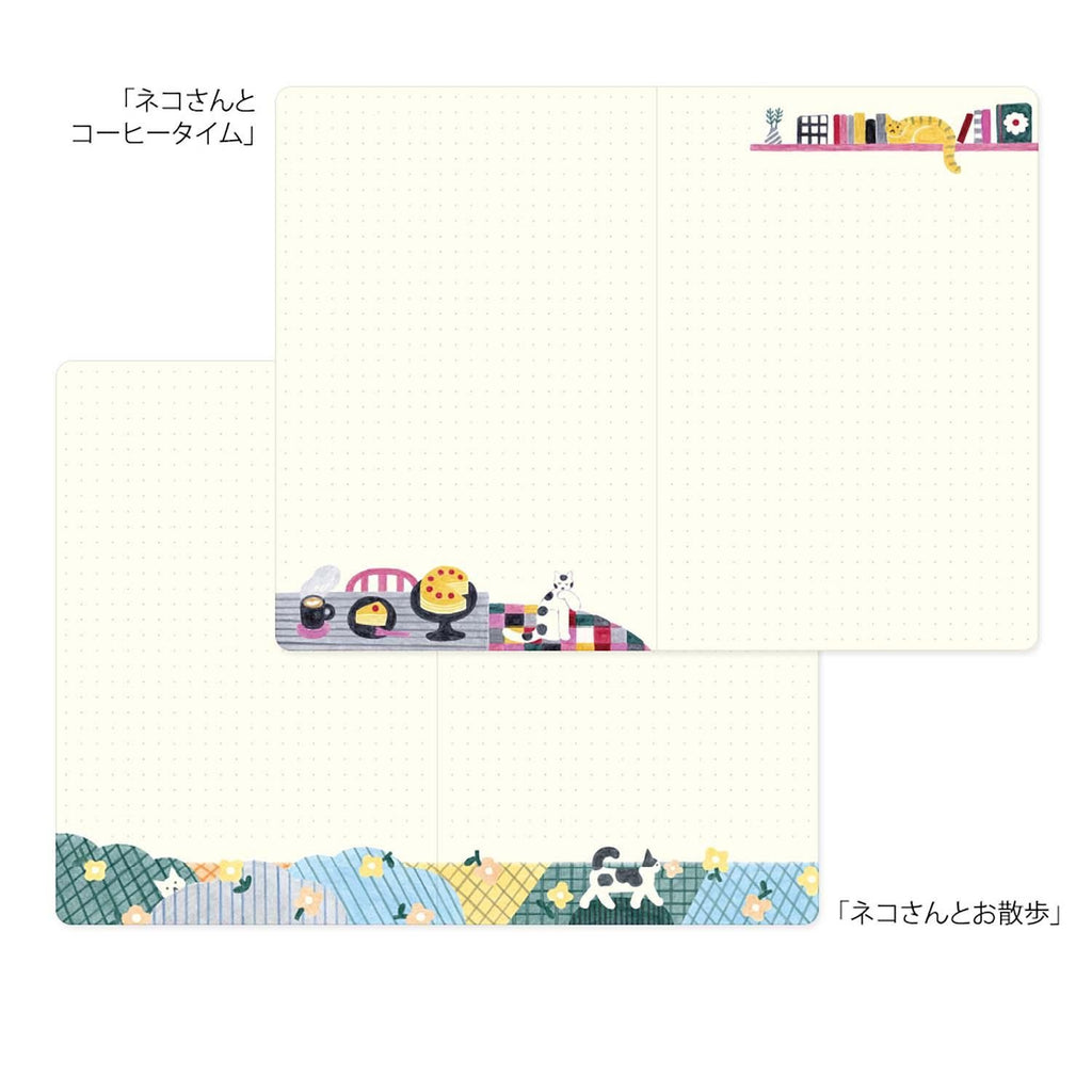 Yuru Log Notebook B6 - Cat