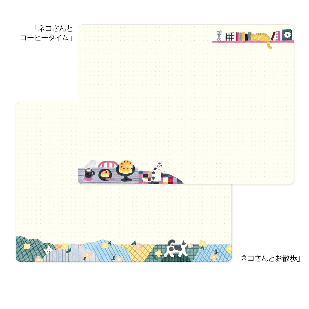 Yuru Log Notebook B6 - Cat