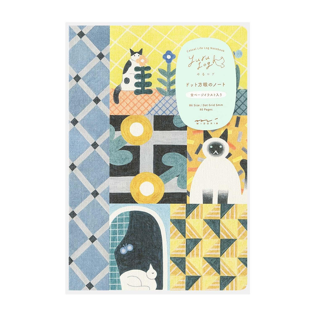 Yuru Log Notebook B6 - Cat