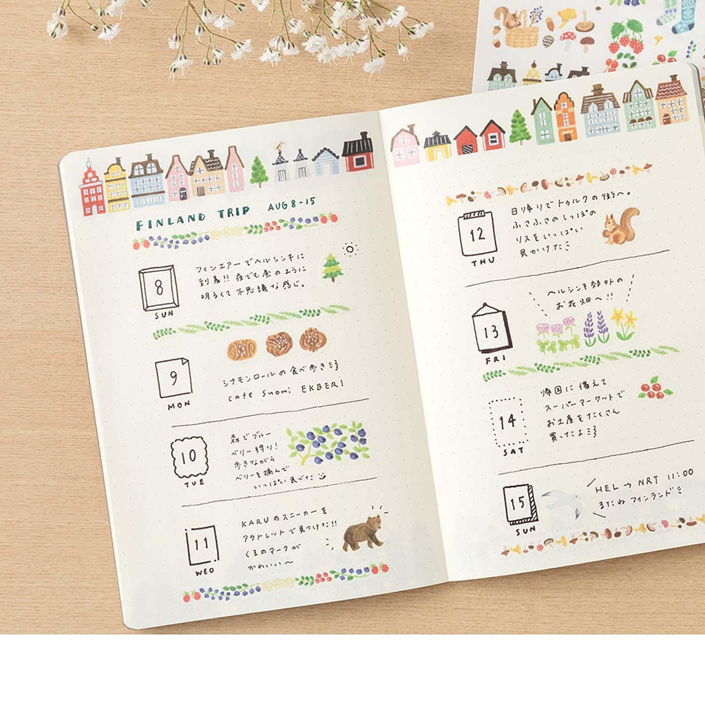 Yuru Log Notebook B6 - Scandinavia