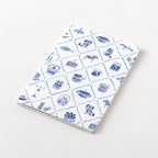 Yuru Log Notebook B6 - Blue Nordic