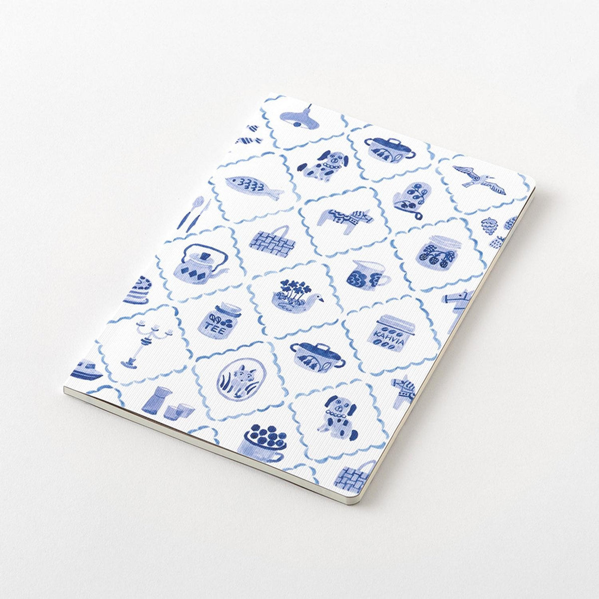Yuru Log Notebook B6 - Blue Nordic