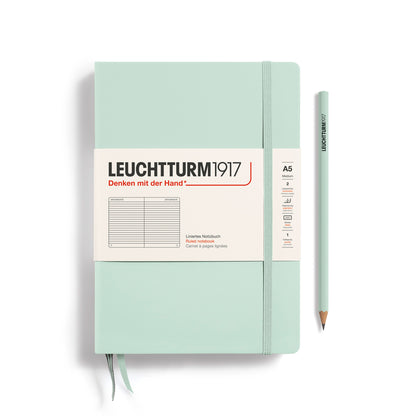 Leuchtturm1917 A5 Hardcover Notebook in Mint Green