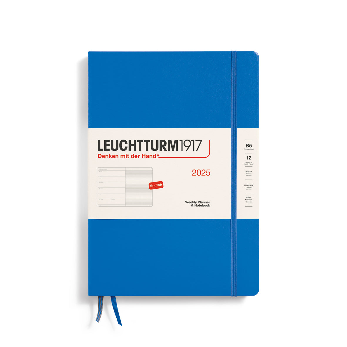 Leuchtturm1917 2025 B5 Weekly Planner & Notebook