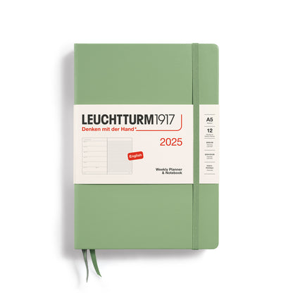 Leuchtturm1917 2025 A5 Weekly Planner & Notebook