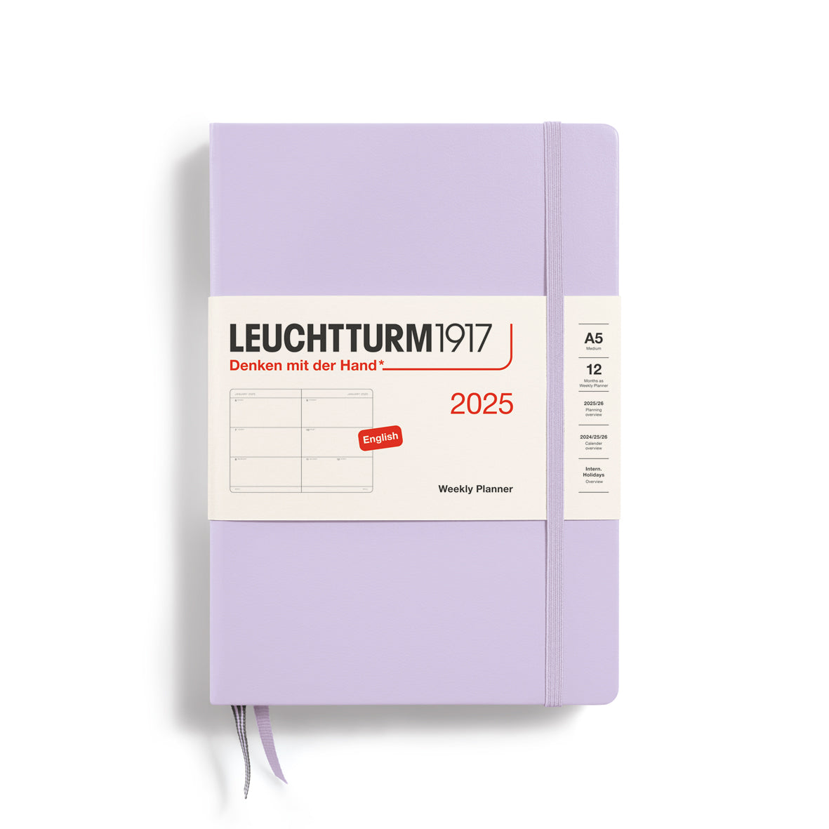 Leuchtturm1917 2025 A5 Weekly Planner