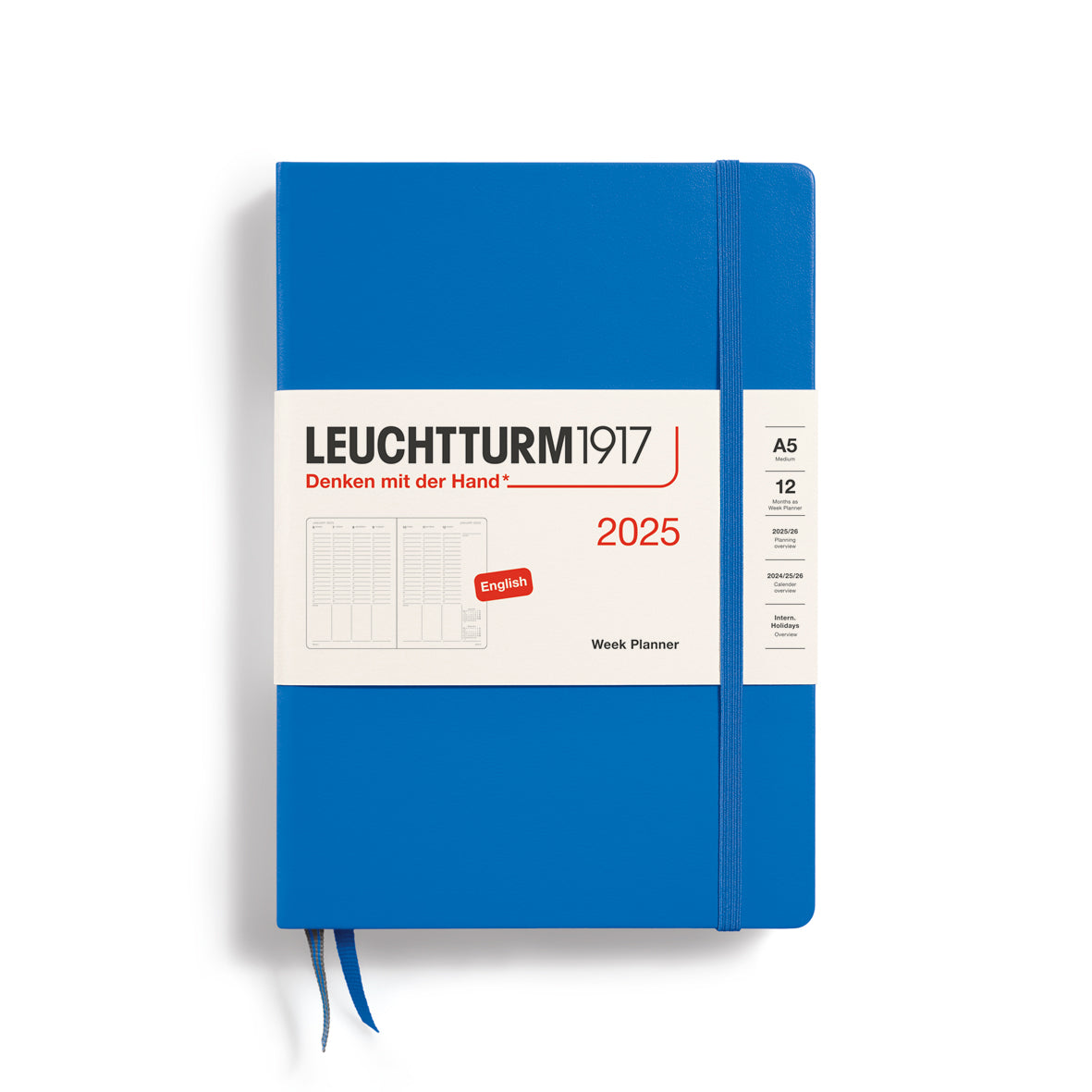 Leuchtturm1917 2025 A5 Week Planner
