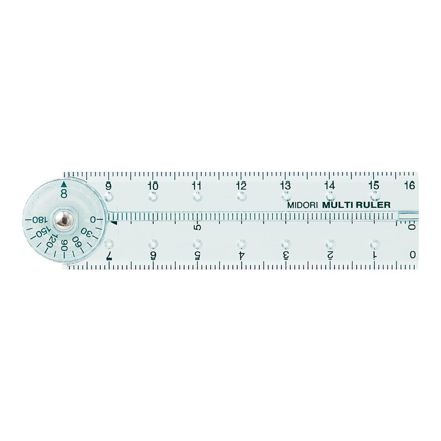 Multi Ruler 16cm Blue