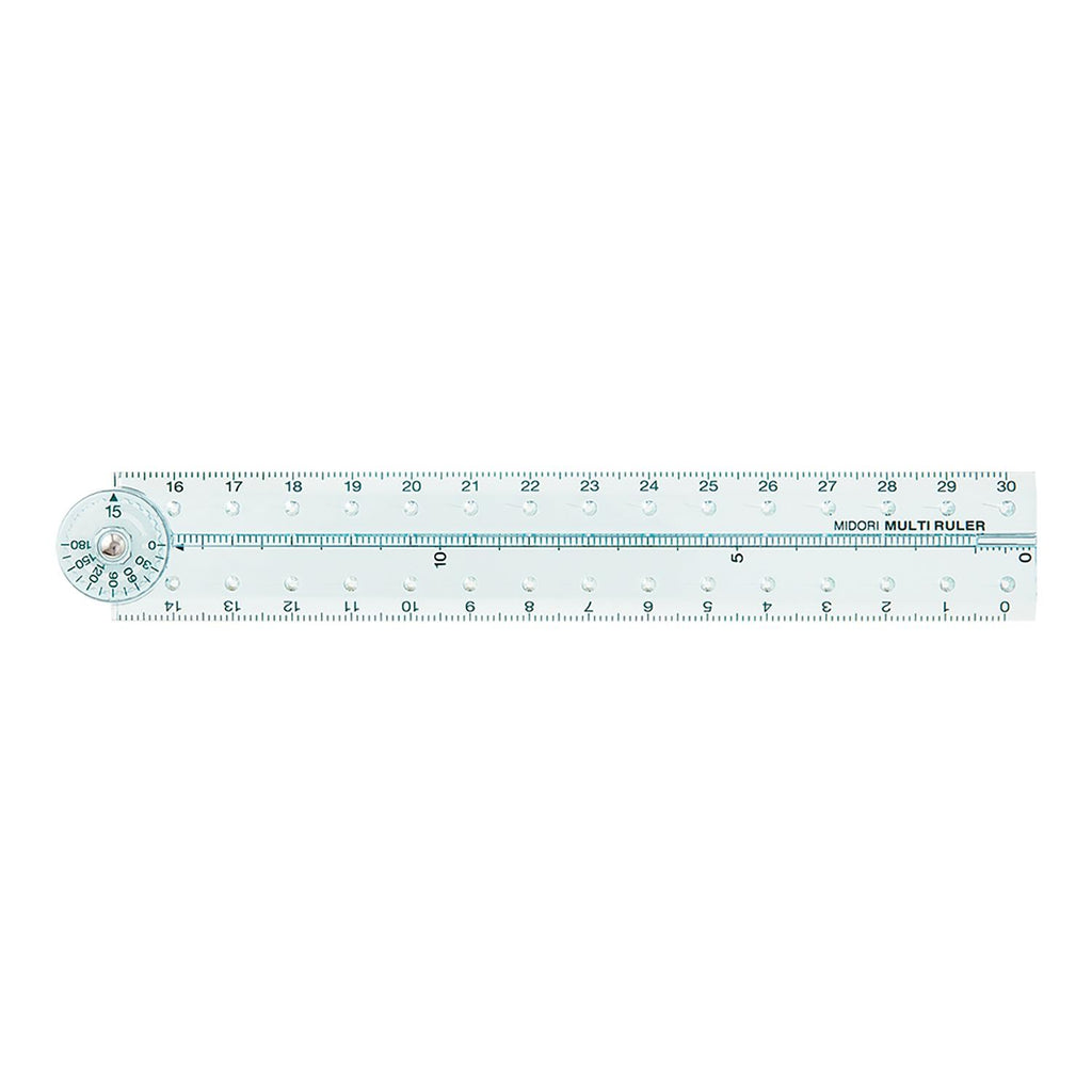 Multi Ruler 30cm Blue