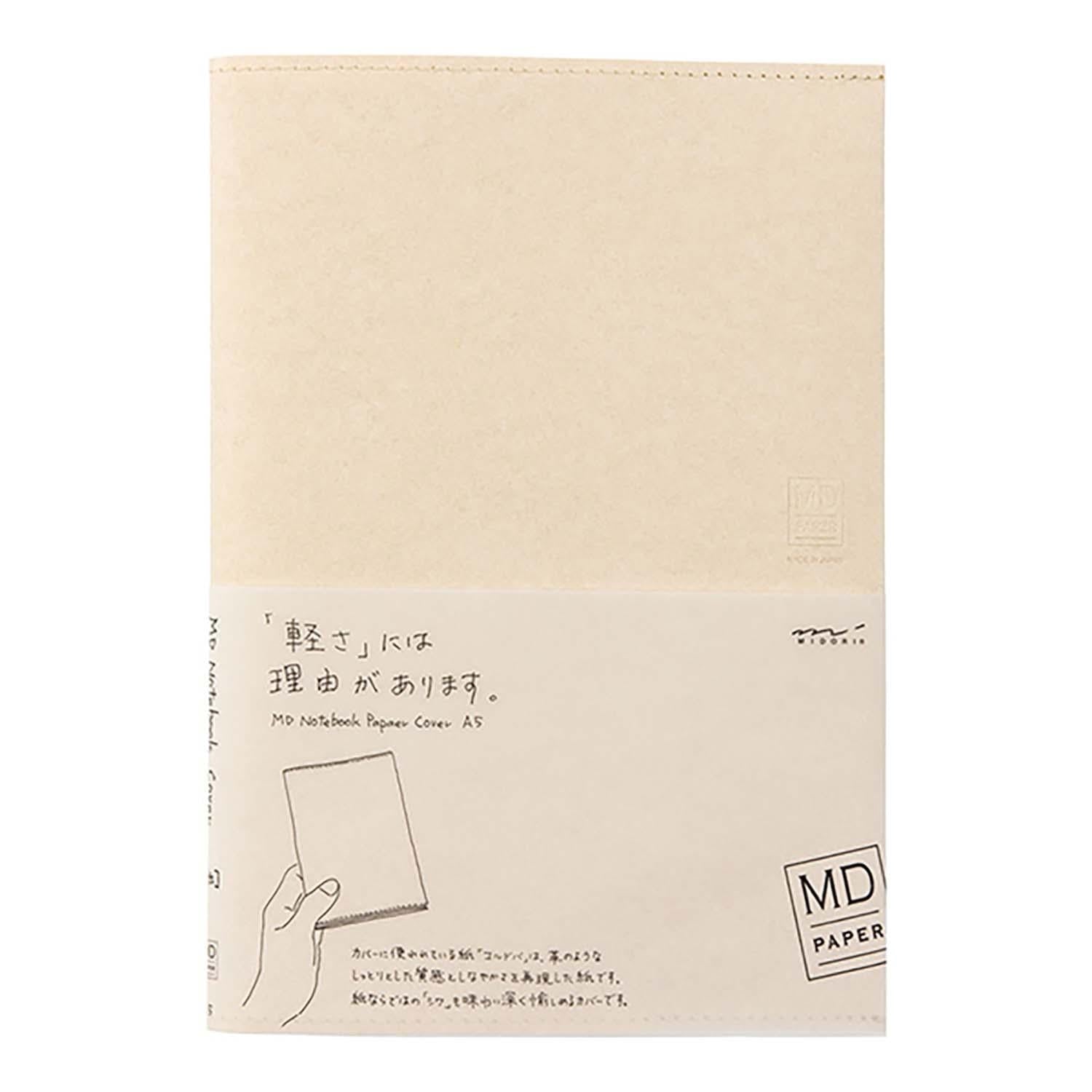 MD Paper A5 Leather Effect Paper Notebook Cover
