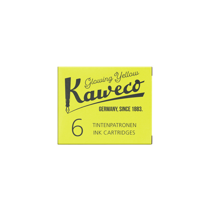 Kaweco Ink Cartridges 6-Pack Glowing Yellow