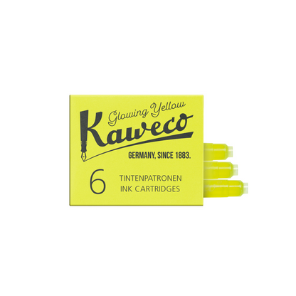 Kaweco Ink Cartridges 6-Pack Glowing Yellow