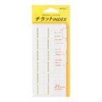 Patterned Index Labels