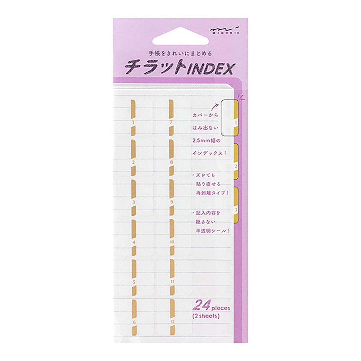 Numbered Index Labels