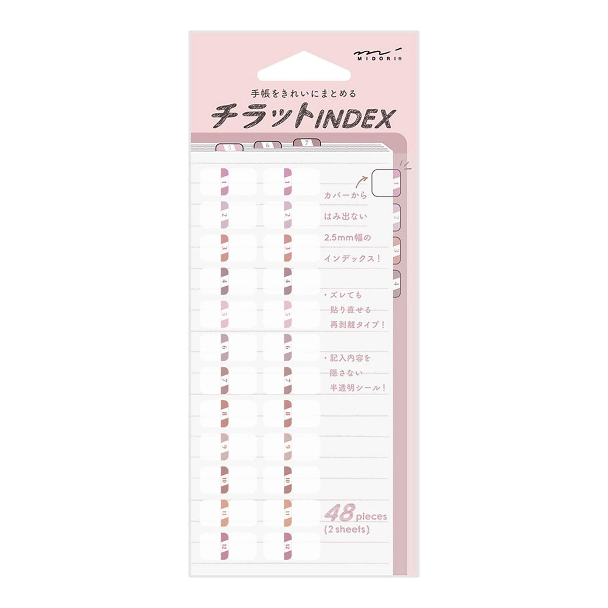 Numbered Index Labels (Small)