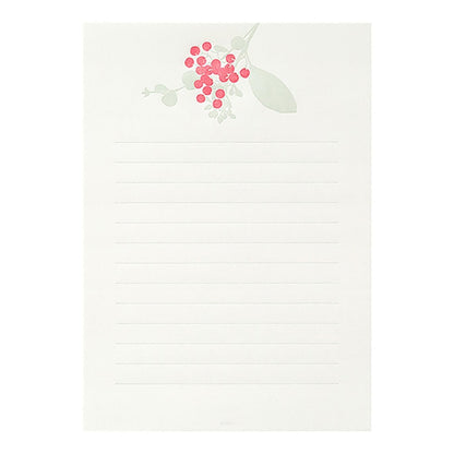 Letter Pressed Berry Bouquet Letter Writing Set