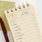 Flow Checklist Notepad