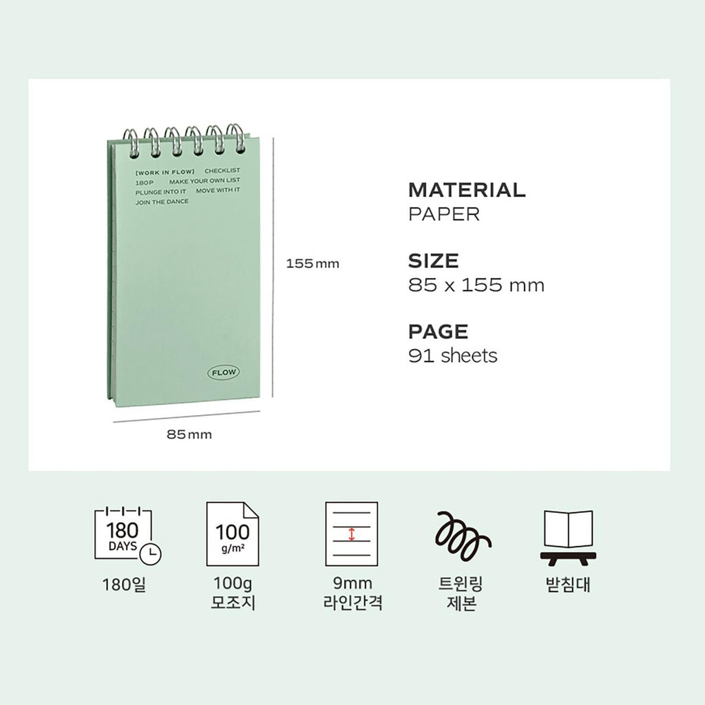 Flow Checklist Notepad