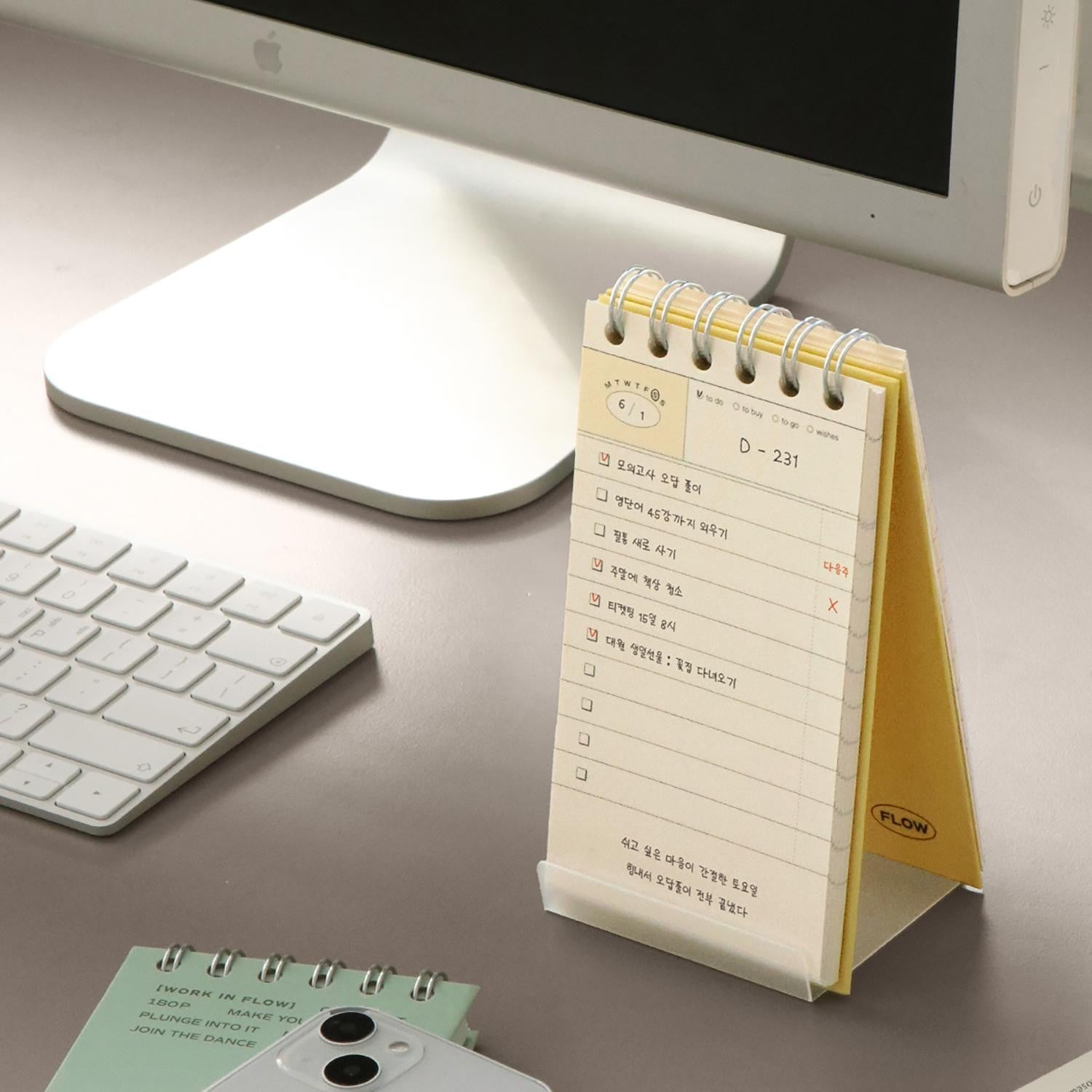 Flow Checklist Notepad