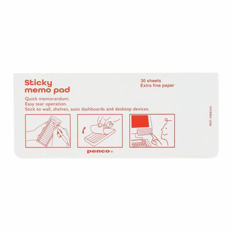 Sticky Memo Pad - Weekly