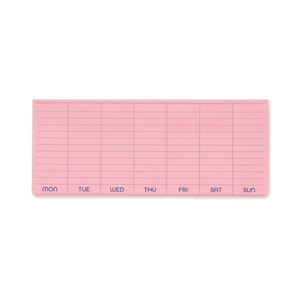 Sticky Memo Pad - Weekly