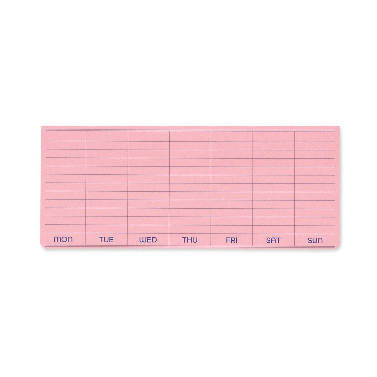 Sticky Memo Pad - Weekly