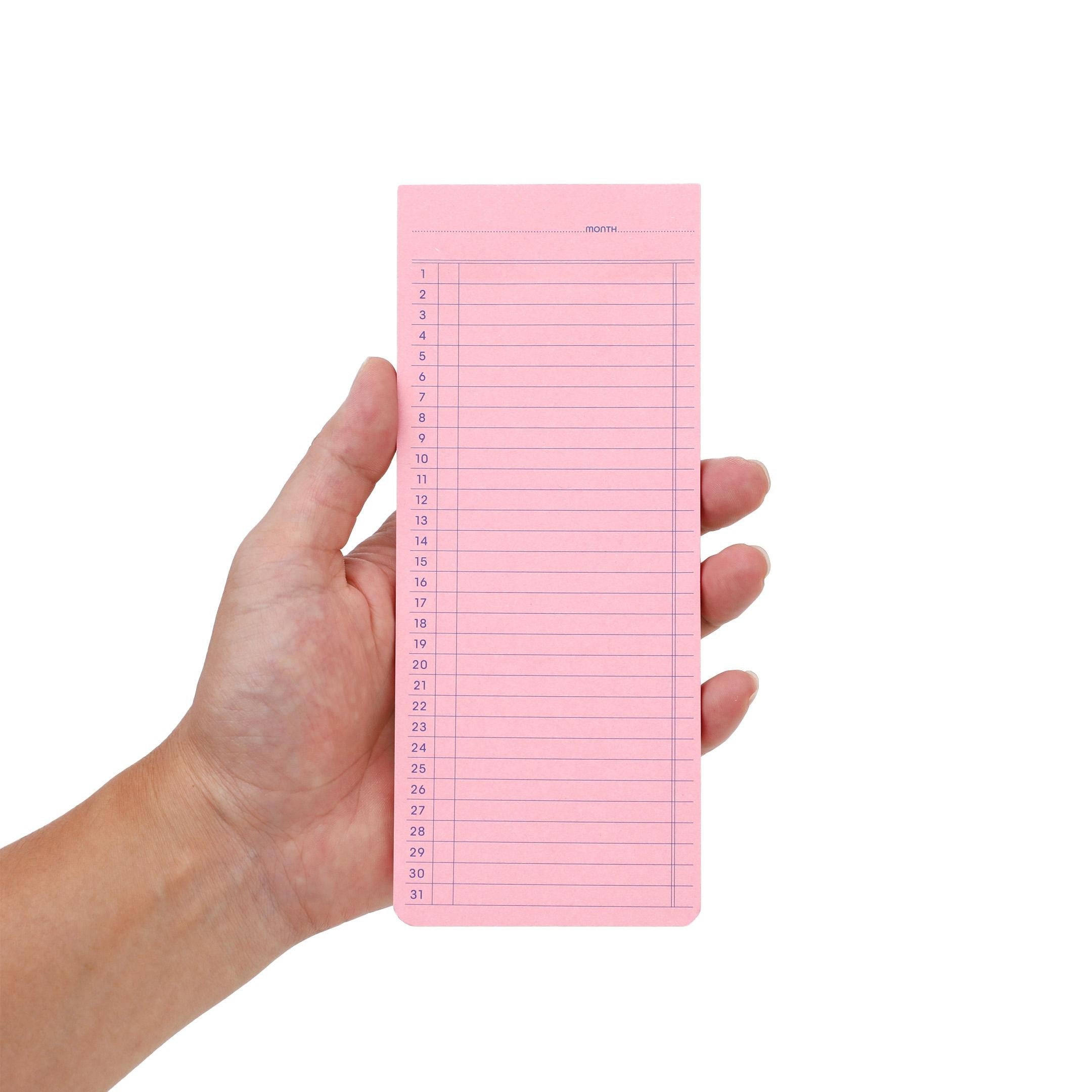 Sticky Memo Pad - Monthly