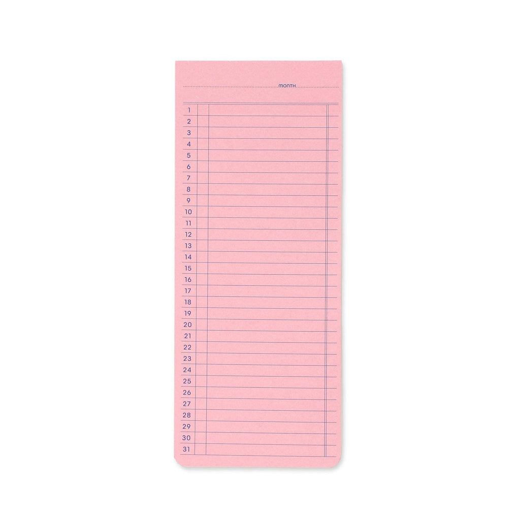 Sticky Memo Pad - Monthly