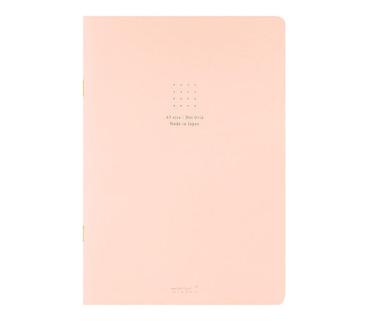A5 Pink Dot Grid Notebook