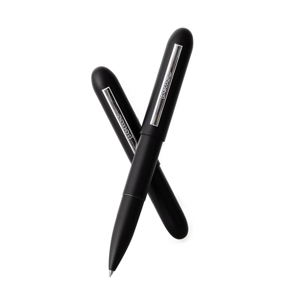 Penco Perfection Ballpoint Pen - Solid Brass, Black