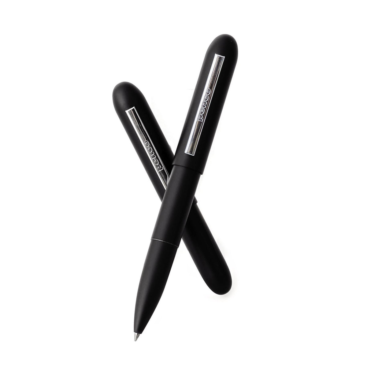 Penco Perfection Ballpoint Pen - Solid Brass, Black