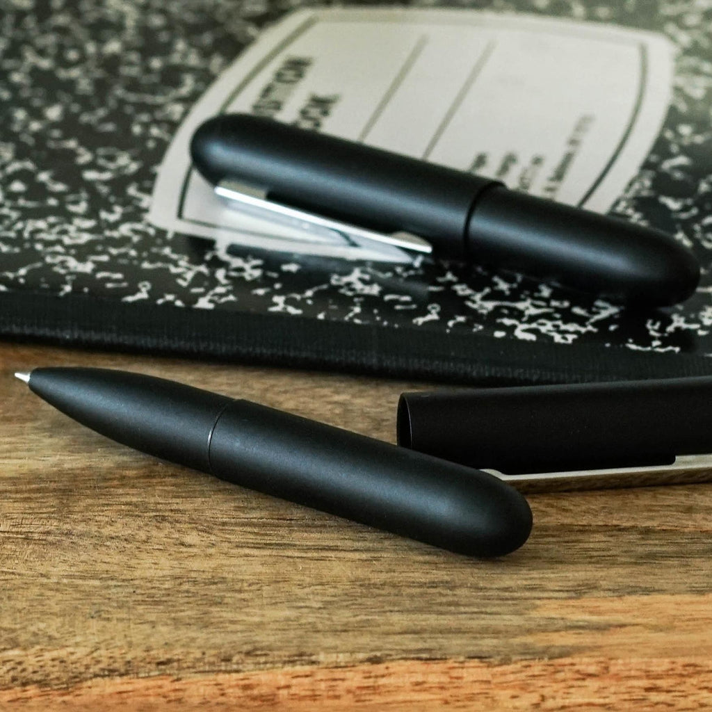 Penco Perfection Ballpoint Pen - Solid Brass, Black