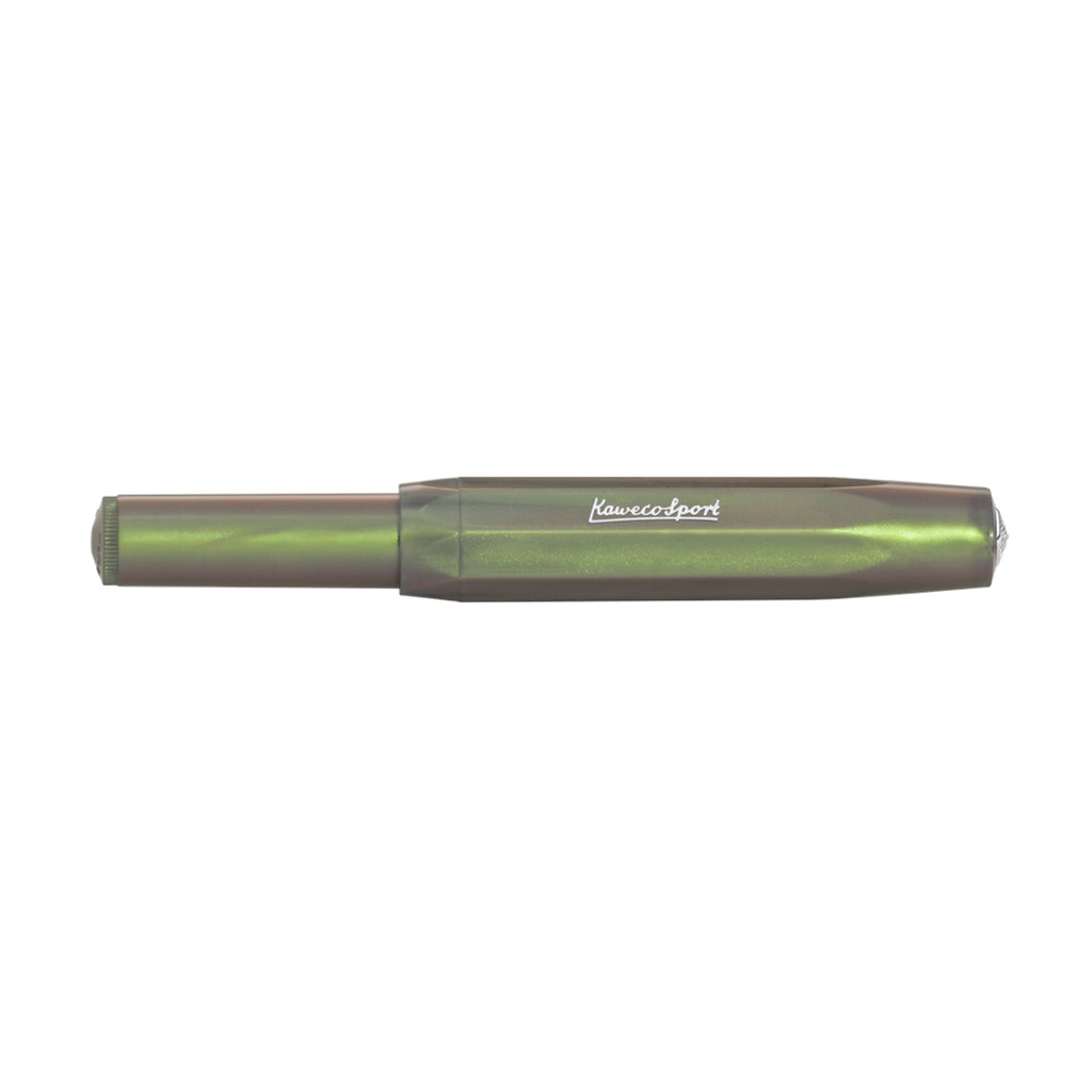 Kaweco Lunar Sport Fountain Pen Shadow Green closed