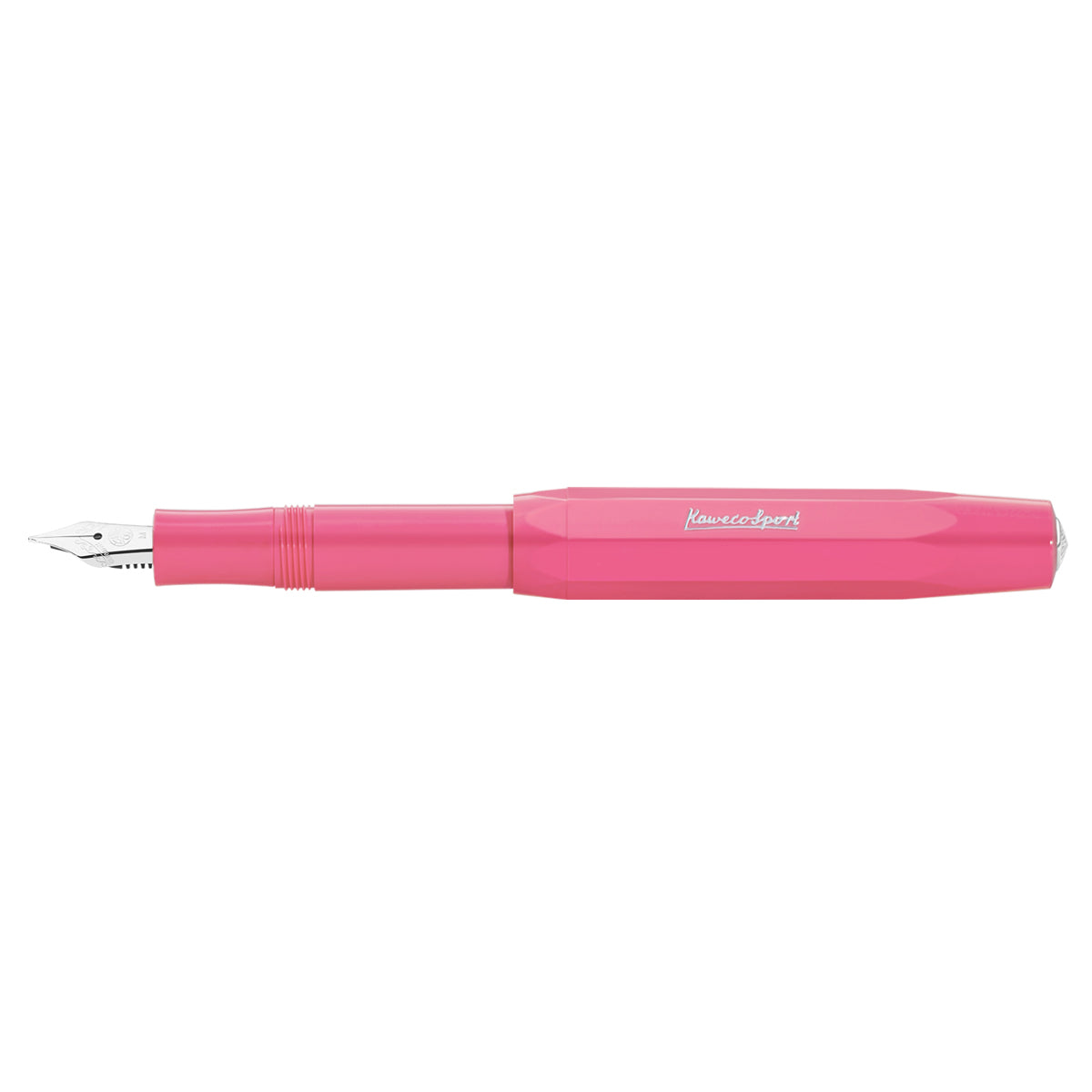Kaweco Skyline Sport Fountain Pen Pink open