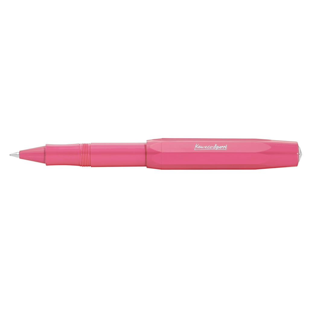 Kaweco Skyline Sport Gel Roller Pen Pink open
