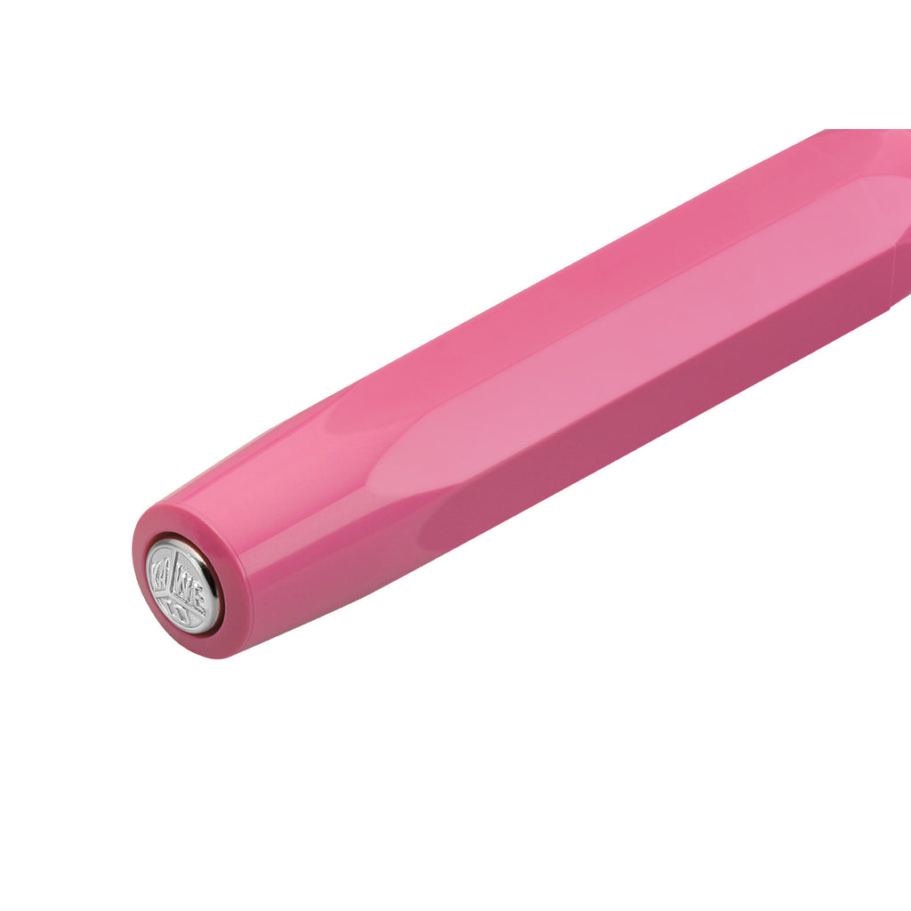 Kaweco Skyline Sport Gel Roller Pen Pink detail back open