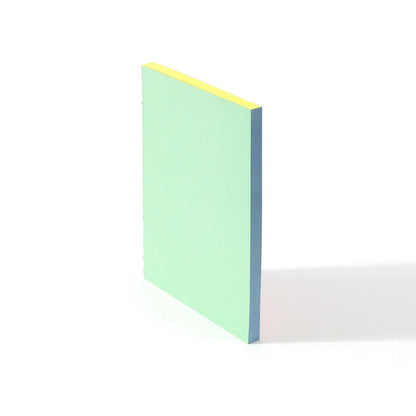 Sprayed Edge Notebook in Pink / Green