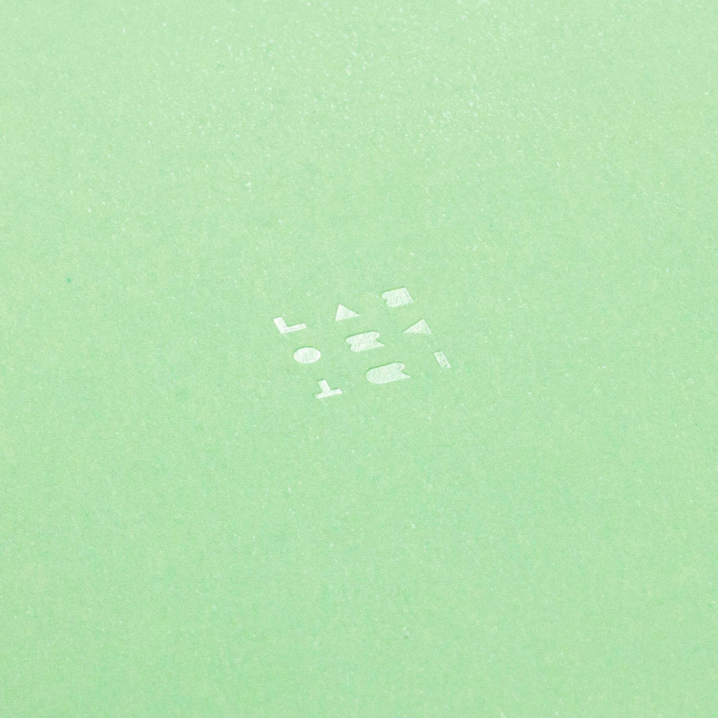 Sprayed Edge Notebook in Pink / Green