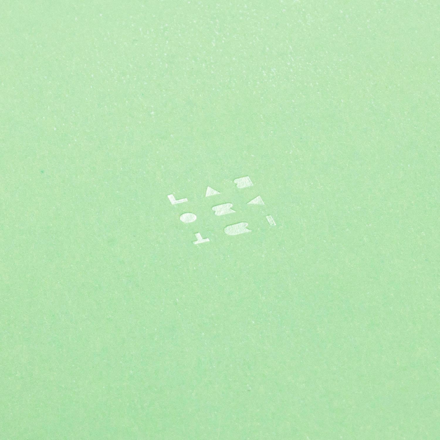 Sprayed Edge Notebook in Pink / Green