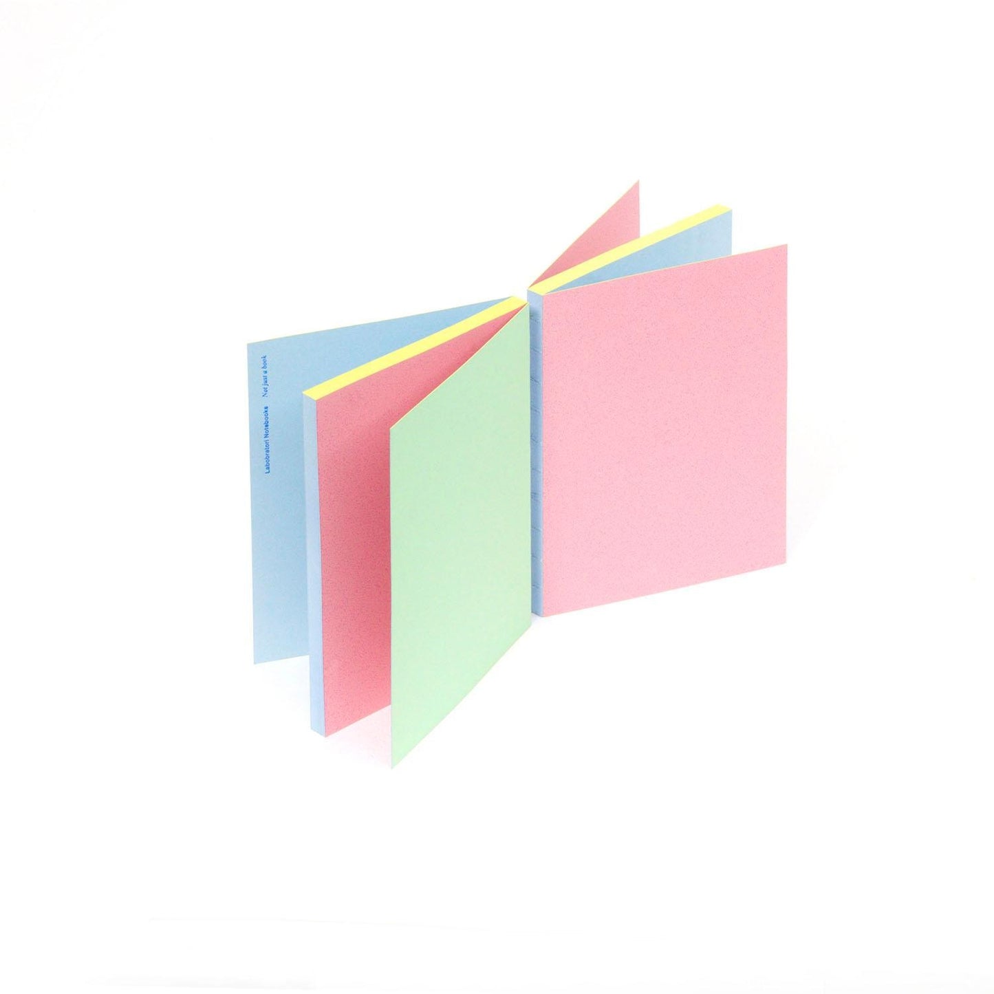 Sprayed Edge Notebook in Pink / Green