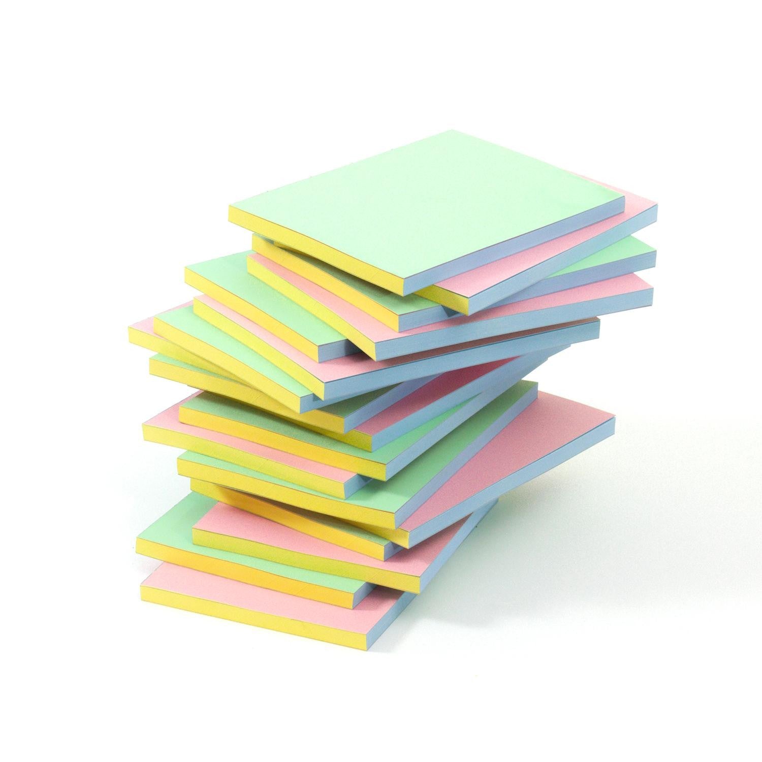 Sprayed Edge Notebook in Pink / Green