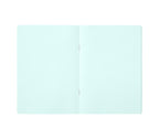 Midori A5 blue dot grid notebook open showing pages