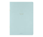 Midori A5 dot grid notebook in blue product photo