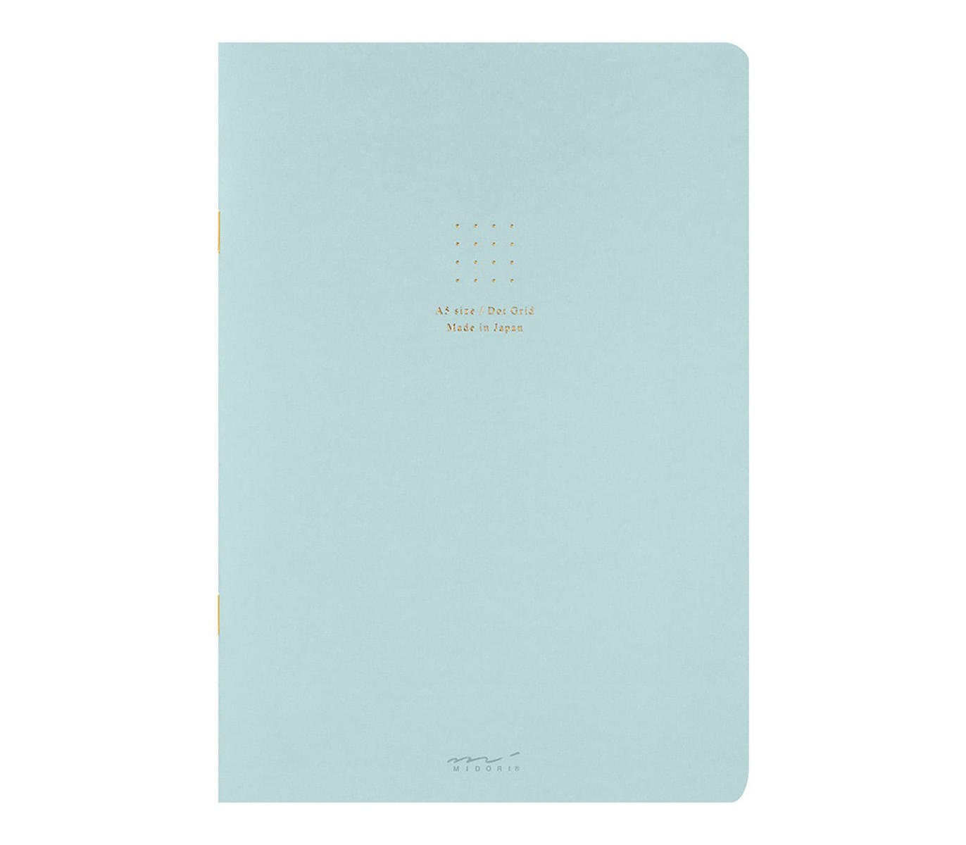 Midori A5 dot grid notebook in blue product photo