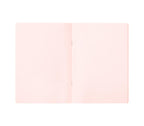 Midori A5 pink dot grid notebook cover close-up
