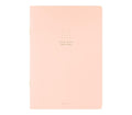 Midori A5 dot grid notebook in pink product photo