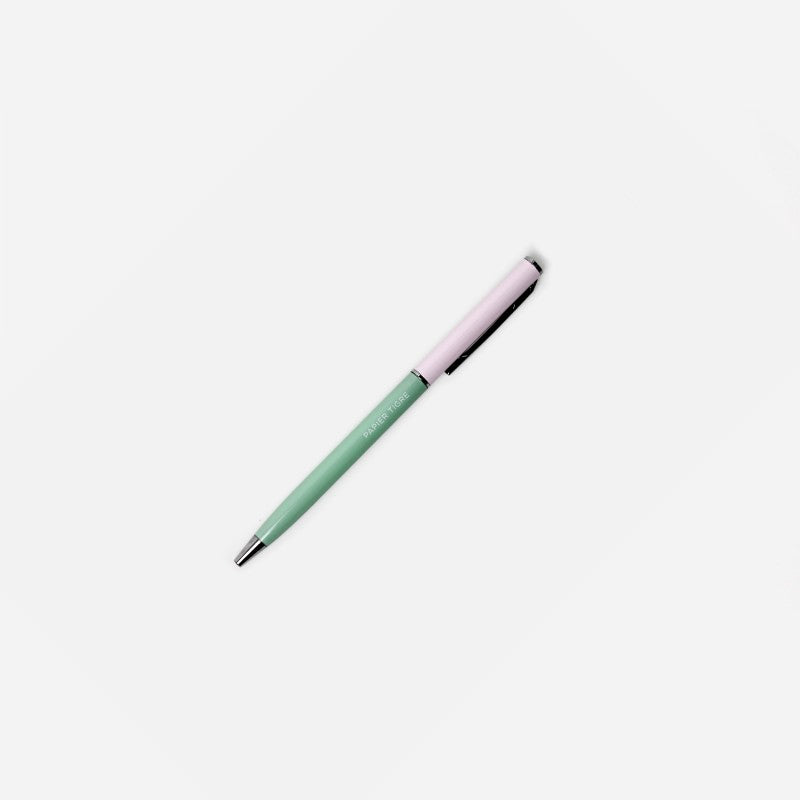 Papier Tigre ballpoint pen in pink and green