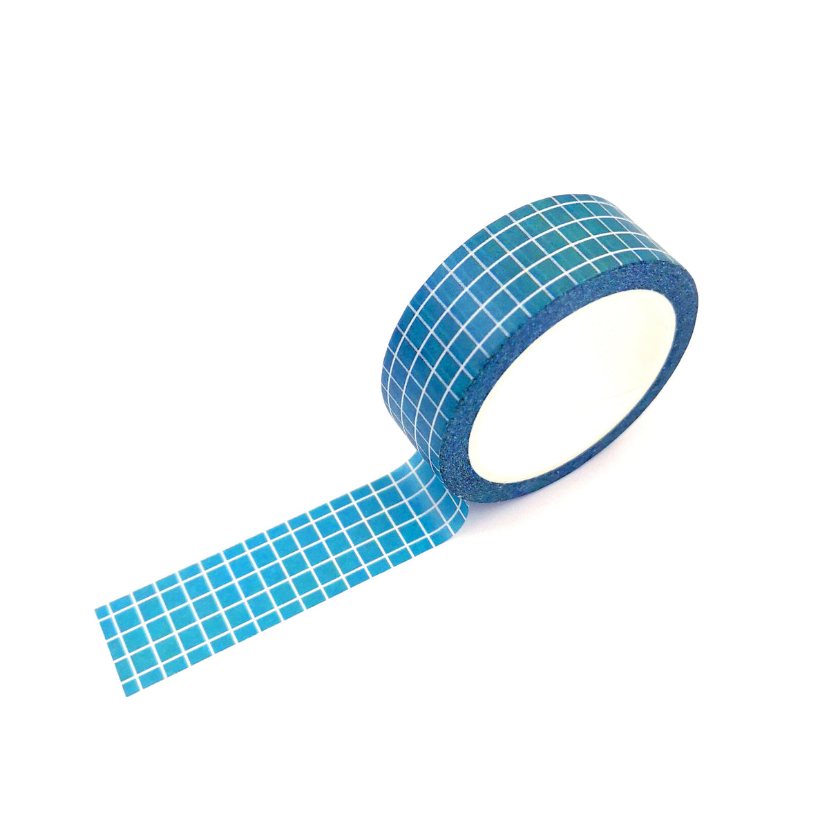 nóta póca blue grid washi tape for bullet journaling and planners