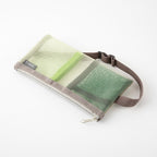 Midori book band pen case in green product photo